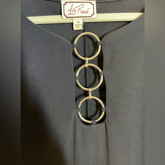 Ivy Road Women’s Plus Size Dress Size 3X Navy Blue - Picture 3 of 4